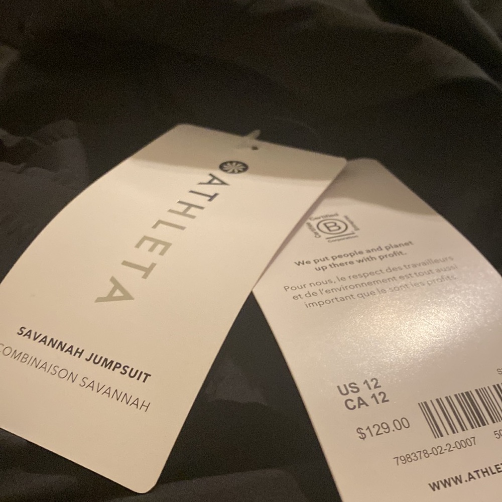 Athleta Savannah Jumpsuit // Black - Picture 6 of 16